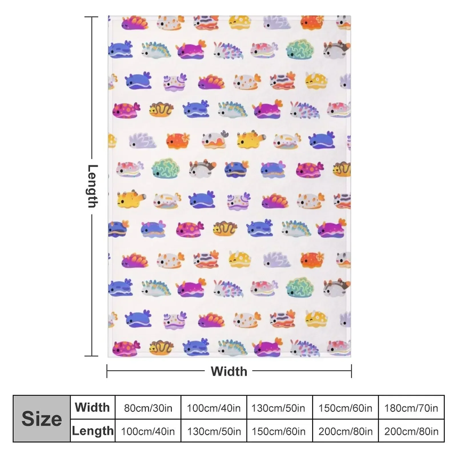Sea Slug Day - bright Throw Blanket Loose Furry Decoratives Sofa Quilt Plaid on the sofa Sofa Throw Blankets