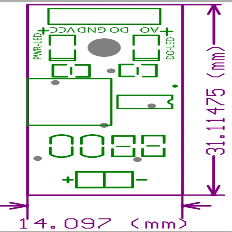 4-контактный фоторезисторный сенсорный модуль обнаружения света фотодиод