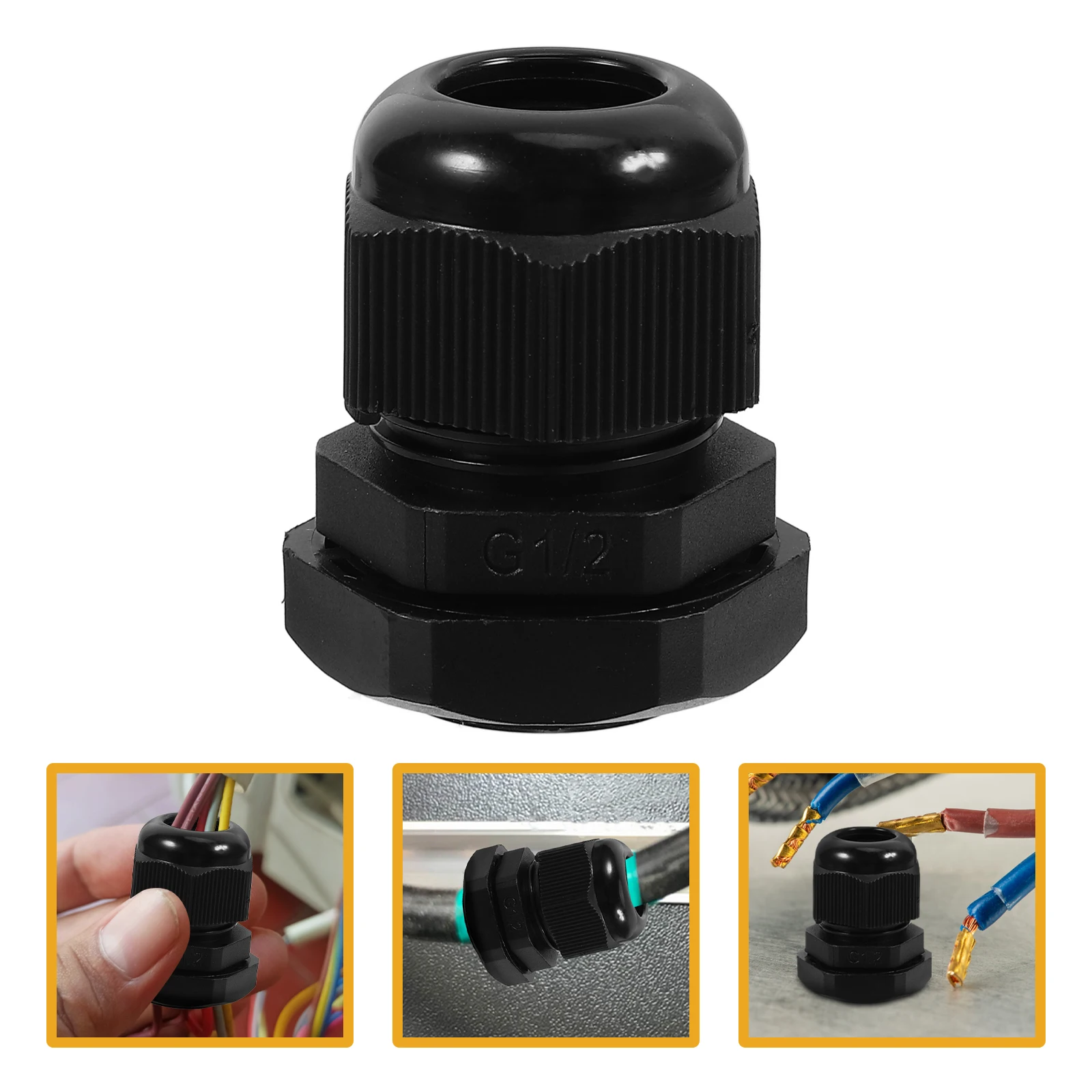 

20pcs Glands Adjustable Nylon Connectors Adapter Cord Grip Protector Joints Wire Glands Cable Sleeve Cord Connector Wire