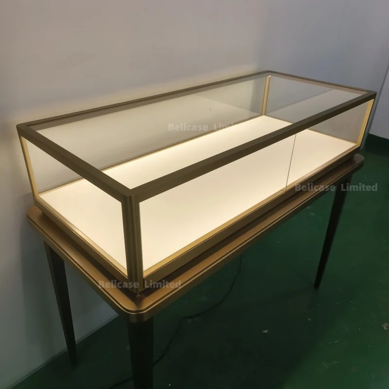 

custom.Jewellery Showroom Counter Design Stainless Steel Jewelry Cabinet Jewelry Store Furniture Jewelry Showcase Display