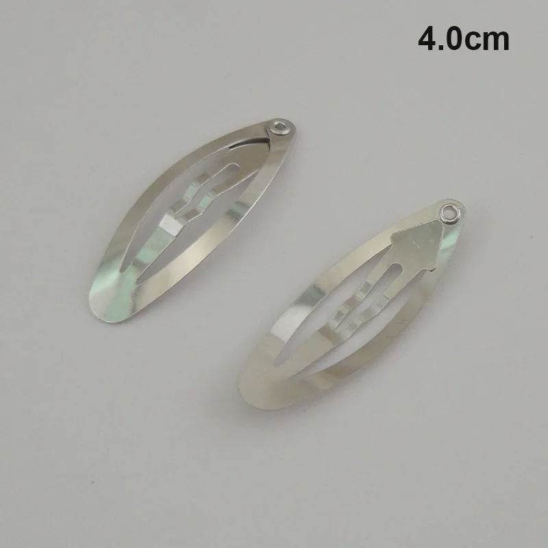 30-100 pz 3cm 4cm 5cm 6cm 7cm 8cm argento ovale metallo fermagli per capelli a scatto forcine semplici per accessori per capelli fatti a mano