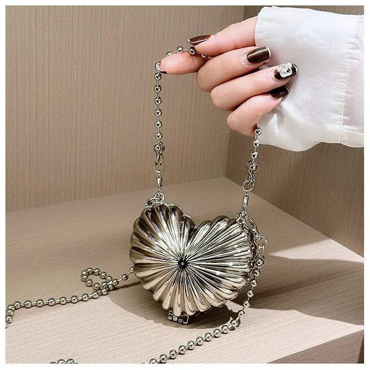 2025 Mini Damen Acryl Abendtasche Designer Luxus Gold Silber Handtaschen Geldbörse für Hochzeit Party Kette Umhängetasche Umhängetasche – Detail 30