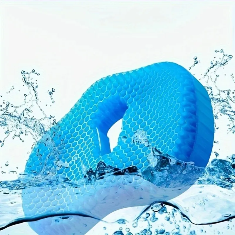 Honeycomb Gel Cushion Chair Thickened Home Commuter Office Long-sitting Silicone Summer Seat Cushion Ice Pad Seats Home image 2
