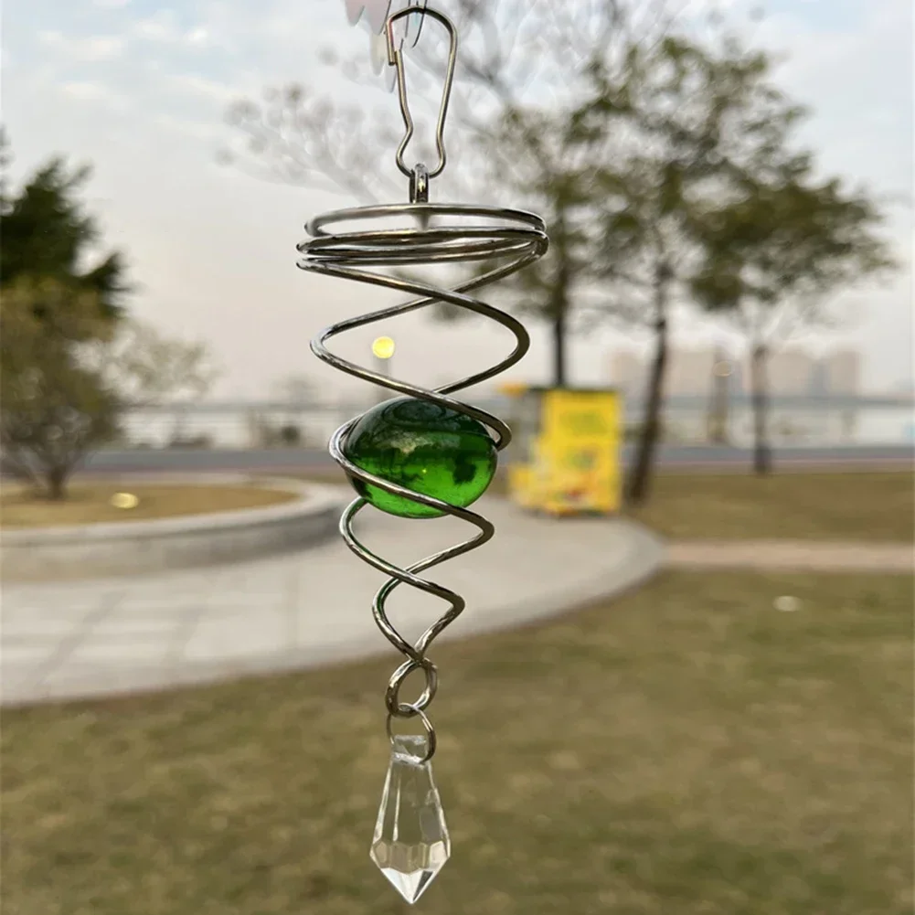 Pendant Winds Chime Garden Hanging Decor Spiral Wind Spinners Strong 1Pcs Ball Environmentally Friendly