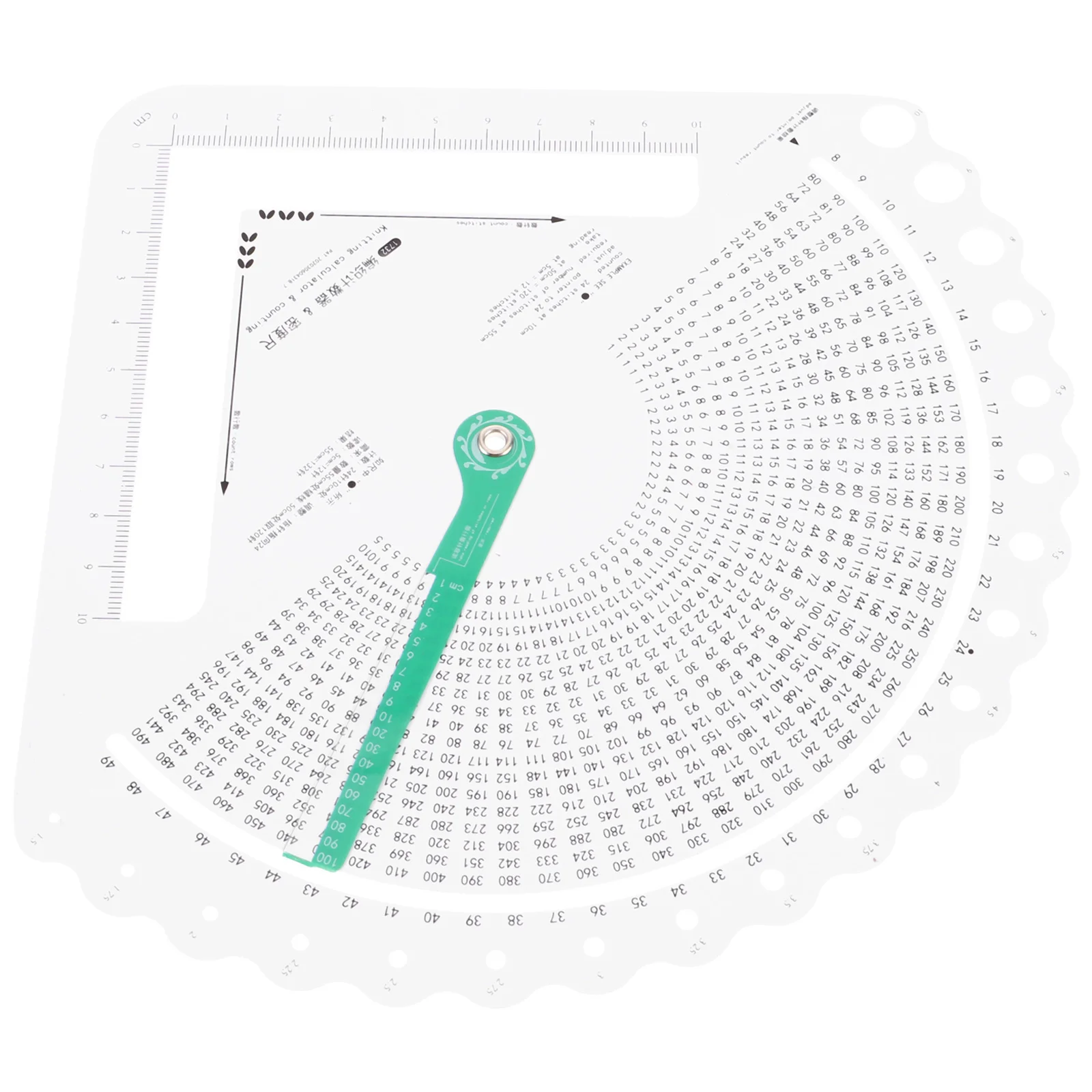 

Acrylic Fan Shaped Density Ruler Quilting Template Patchwork Tool Sewing Guide Knitting Gauge Wool Sample Weaving