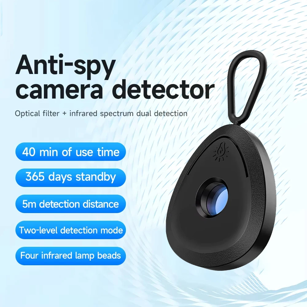 Full Range Camera Hidden Finder Anti-spy Bug Listening Device Wireless Signal Scanner Anti-Monitoring Camera For Home Travel