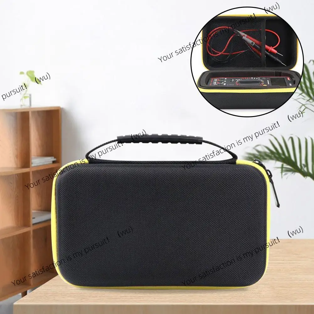 

Multimeter Storage Bag Organizer Waterproof Hard Case Storage Toolbag Tool Box for F117C F17B F115C with Mesh Pocket Tool Kit