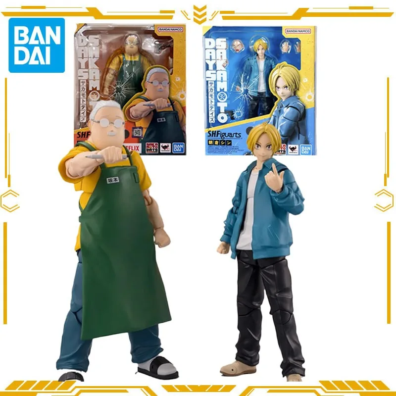

Bnadai Original Genuine S.H.Figuarts Sakamoto Daily Tarou Sakamoto Asakura Letter Action Figure Toys for Boys Girls Gift Model