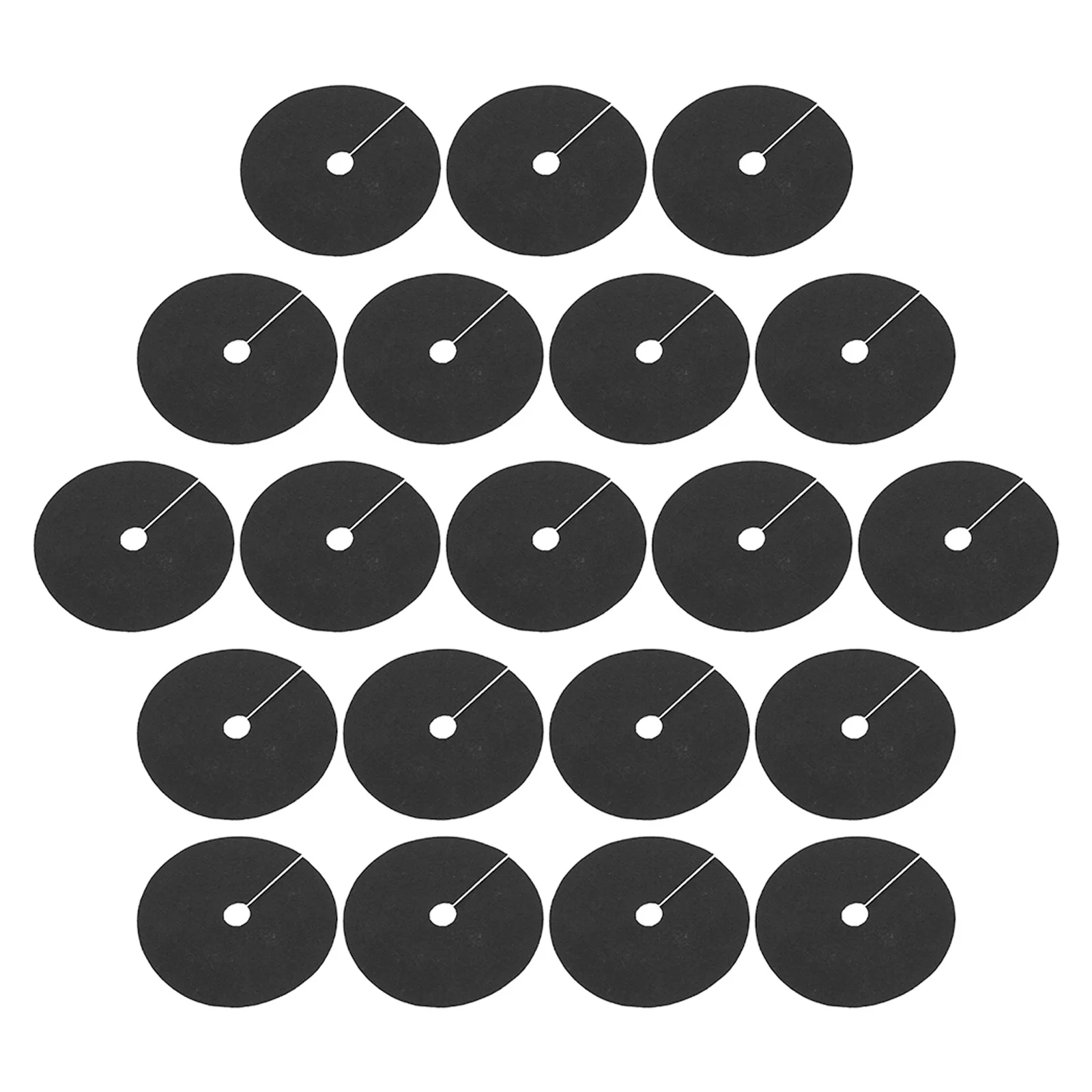 

40pcs Anti-Weed Rings Non-Woven Tree Guard Mulch Mats For Garden Tree Rings Landscaping Landscaping Round Grass Protector