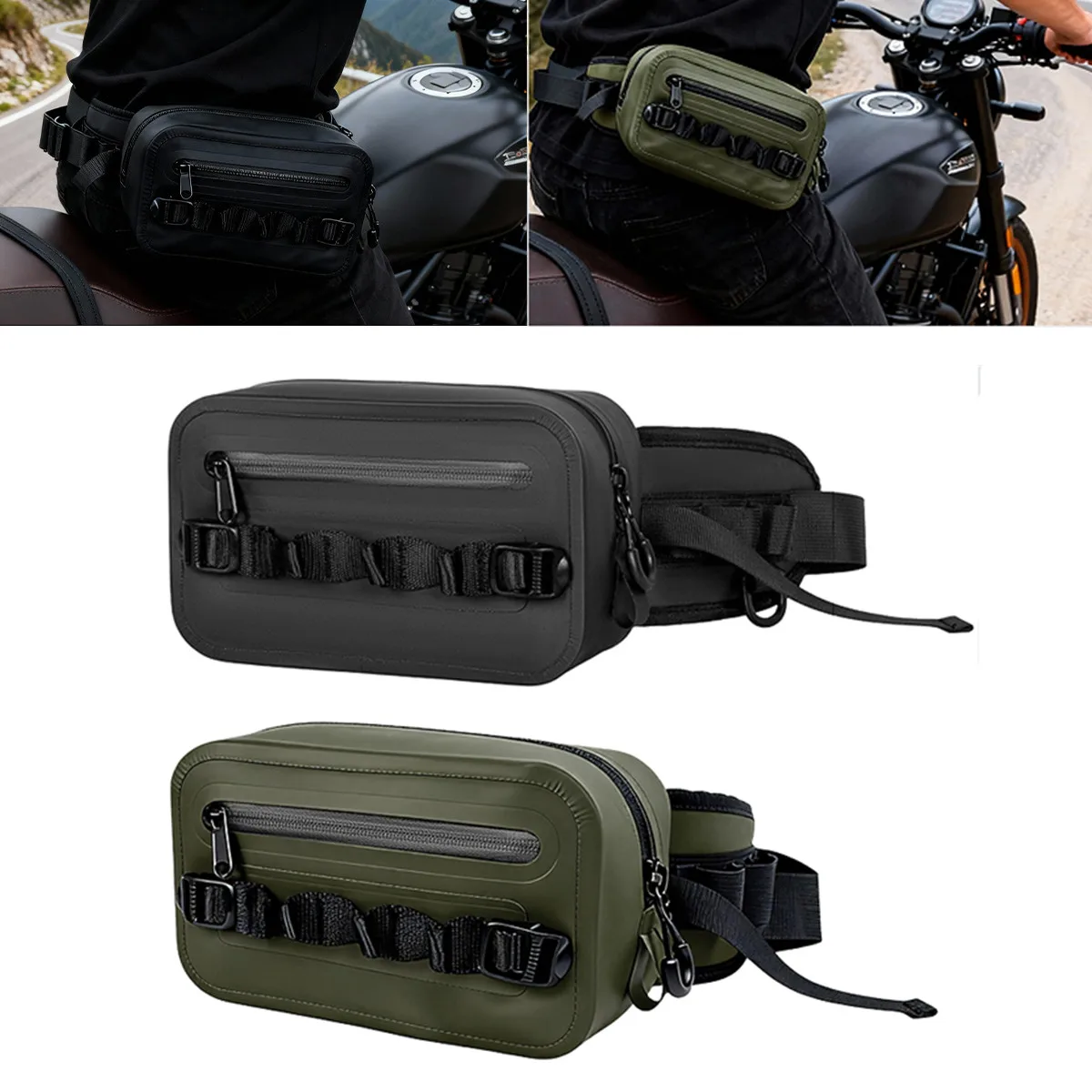 

Водонепроницаемая поясная сумка для езды на мотоцикле, 2 л, многофункциональная поясная сумка для рыбалки, легкая поясная сумка для приманки, мужская поясная сумка