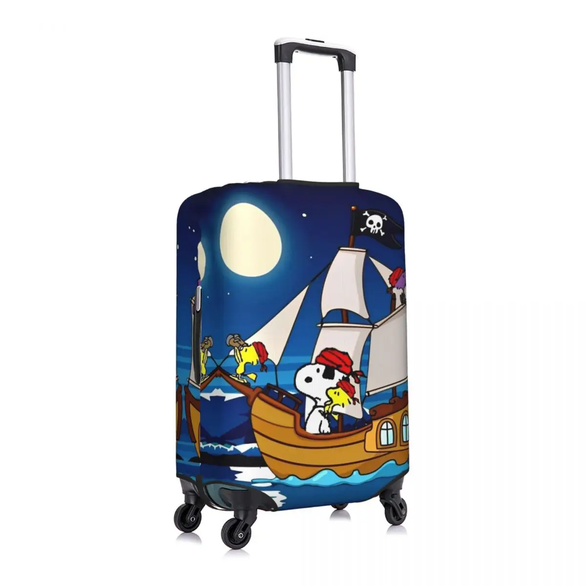 Sanrio Snoopy Woodstock With Friends Suitcase Cover Business Holiday Practical Luggage Supplies Protector