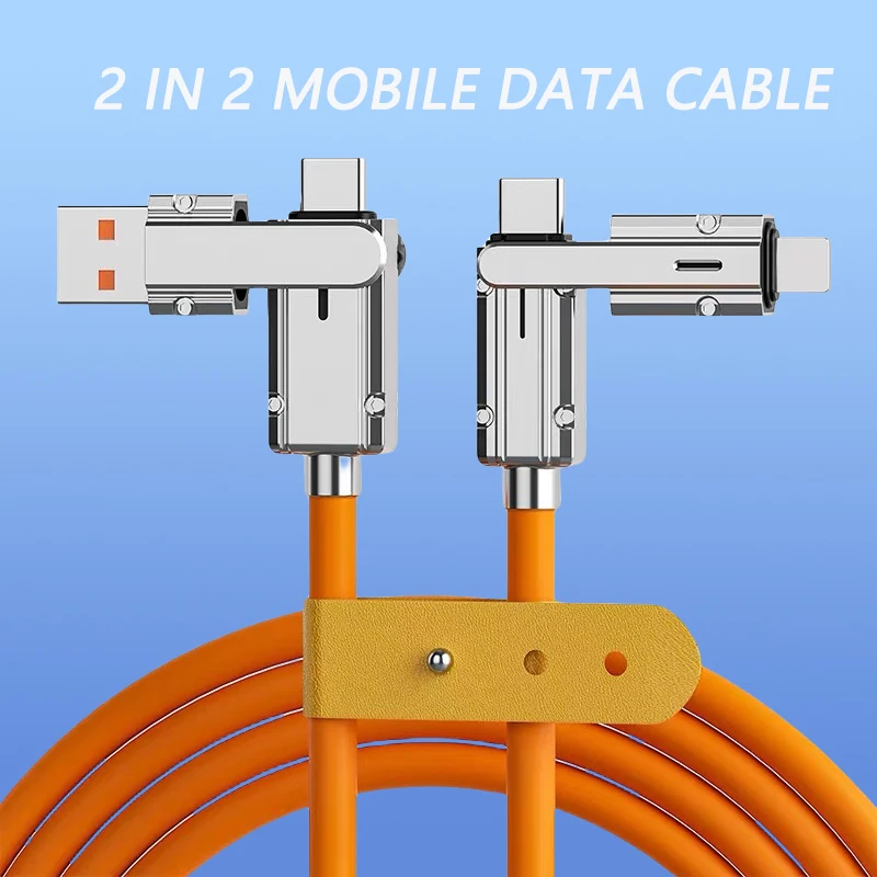 Кабель для быстрой зарядки и передачи данных 4 в 1, 120 Вт, USB Type C на Type C, IOS, PD, 100 Вт, кабель для iPhone 11, 12, 13, 14, 15 Pro Max, Samsung S24