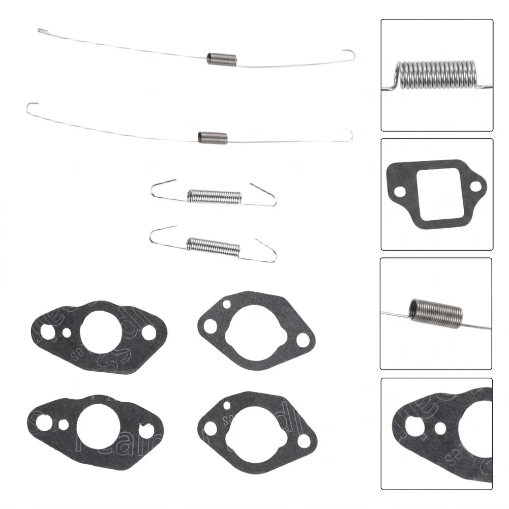 4 Pack Throttle Control Springs and 6 Carburetor Gaskets for Honda For GC135 GC160 GCV135 For GCV160 Small Engine Overhaul Parts