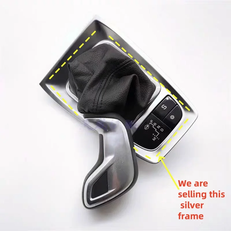 9803626477 Suitable for Citroen C5 shift silver panel frame Gear lever gear frame dust cover silver outer frame