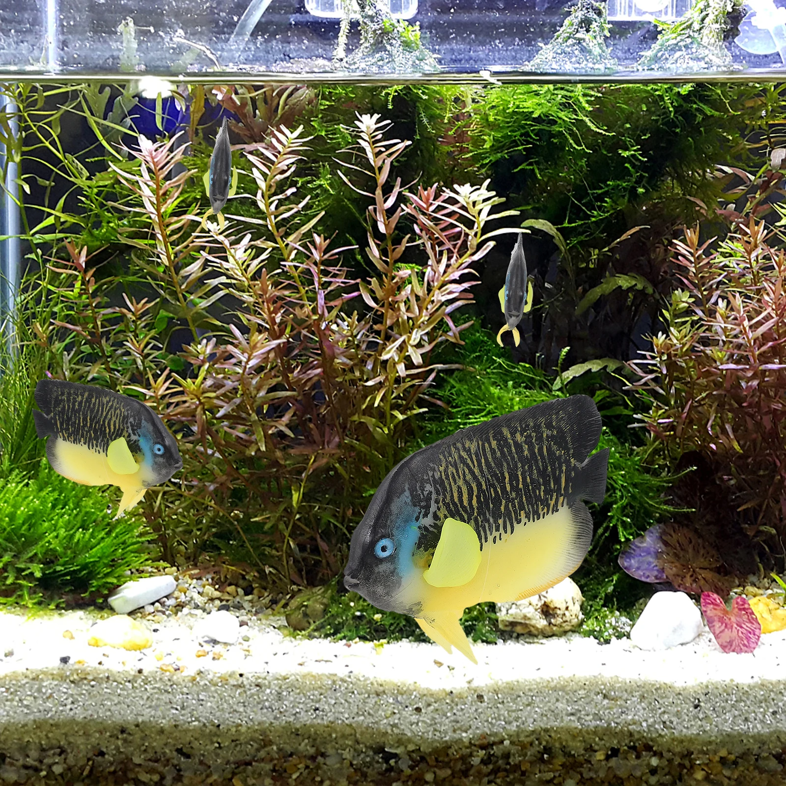 

1pc Aquarium Décor Artificial Fish Ornament Figurines for Fish Tank Decoration Simulation Plastic Lifelike
