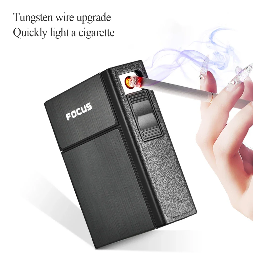 Чехол для прикуривателя с USB-зажигалкой, 20 стикеров