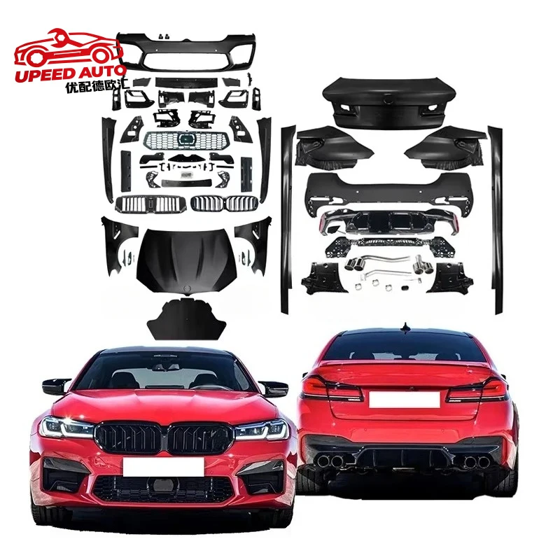 

Suitable for STLF Car Body Kit bmws 5 Series F10 Upgrade to G30 LCI M5 Style Look Trunk Cover Front Rear Fenders Auto Parts
