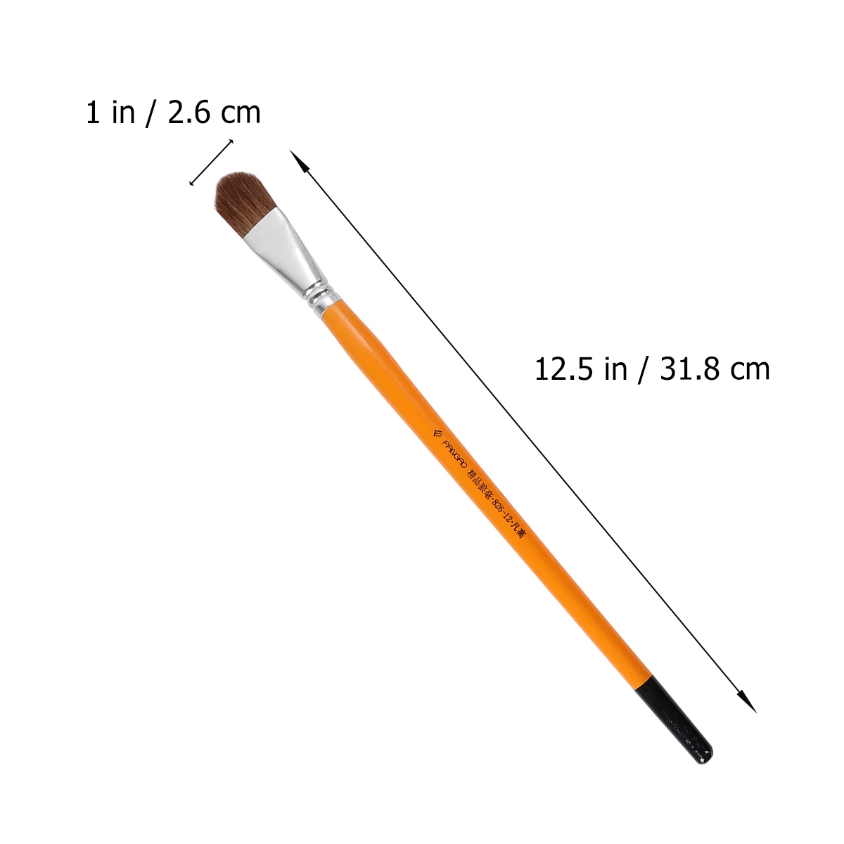 

6pcs Professional Painting Set Wood Handle Wide/Narrow Brush Tips For Gouache Acrylic Oil Face School Church Fairs Art