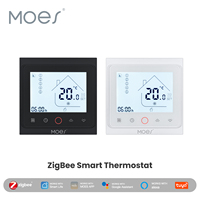 MOES Smart Tuya ZigBee Thermostat Room Temperature Control Water/Electric Floor Heating Gas Boiler Work With Alexa Google Home