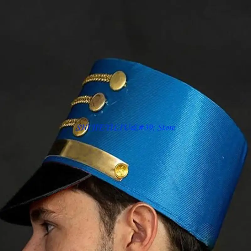 E21F Elegant Nutcrackers Tall Hat Comfortable Nutcrackers Soldier Hat Unisex Hat