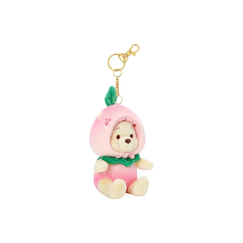 Disney Winnie Honey Peach Bear Dolls Plush Charm H12.5cm 400060373159