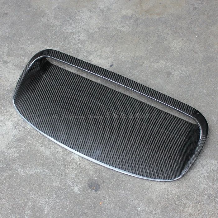 Car Body Front Hood Trim Air Vent Inlet Decorative Frame Real Carbon Fiber Fits Subaru GDF GRB GRF GVB GVF WRX STI 8 9 10