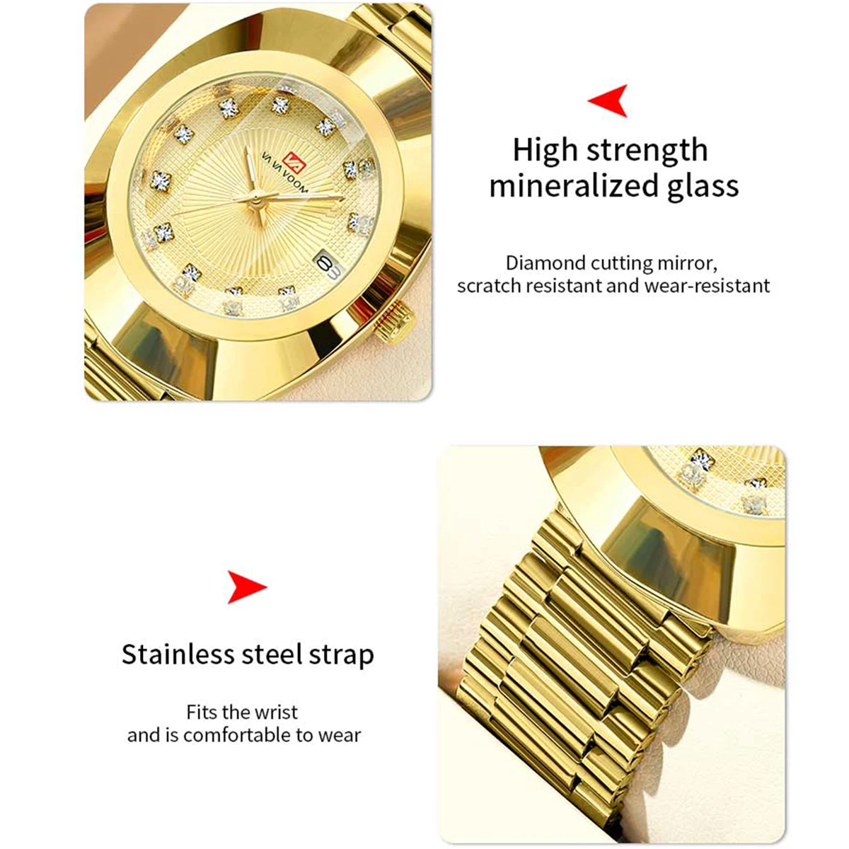 Reloj رجال الأعمال حجر الراين على مدار الساعة العلامة التجارية الأعلى الفولاذ المقاوم للصدأ البيضاوي الهاتفي الفاخرة الرياح الفضة الأسود التقويم ساعة المعصم للرجال