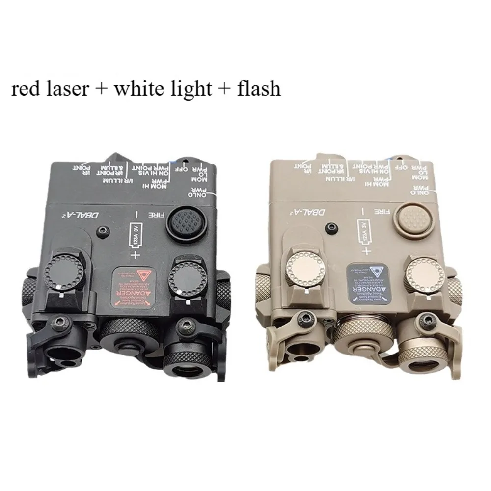 

DBAL-A2 nylon version tactical red laser indicator flashlight lighting with flash no IR