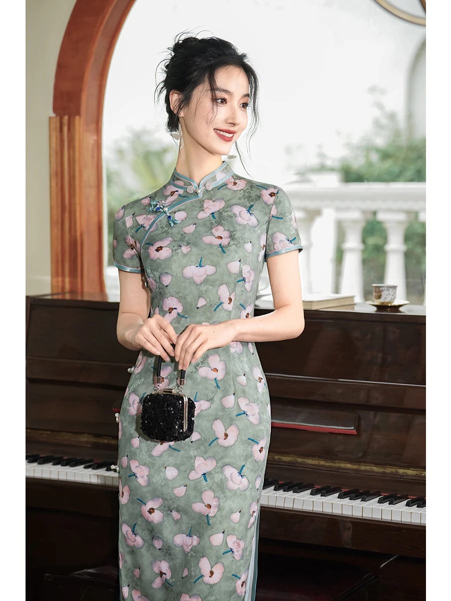 

Высококачественный ор Све Изготовлен из 90% шелка и 0% спандекса для мам с высоким экзаменом Премиум-класса Традиционный C...