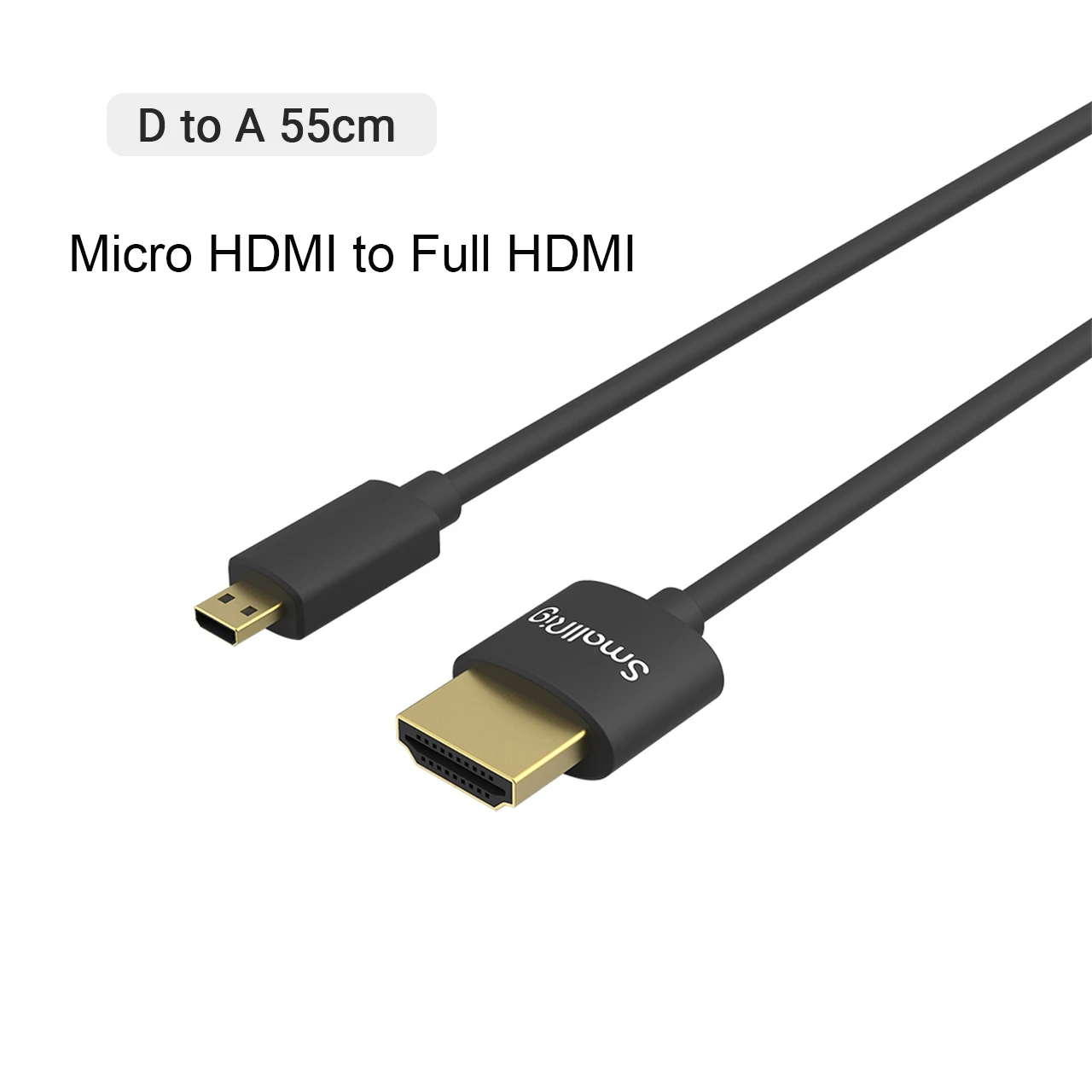 SmallRig ультратонкий высокоскоростной кабель 4K от C до A/D до A/35 см/55 см для Sony/Nikon/Canon, высокое качество 3040/3041/3042/3043