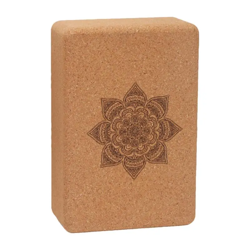 

Cork Block High Density Yoga Brick Props Professional Workout Blocks Natural Cork Yoga Bricks Yoga Equipment For Home Or Studio