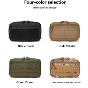 EDC Molle حقيبة تكتيكية حزمة الخصر المدمجة الحقائب المنفعة حقيبة حزام الحقائب الطبية حالة الهاتف اكسسوارات الصيد أعلى 10 غطاء مبيعات مع القضيب - No8