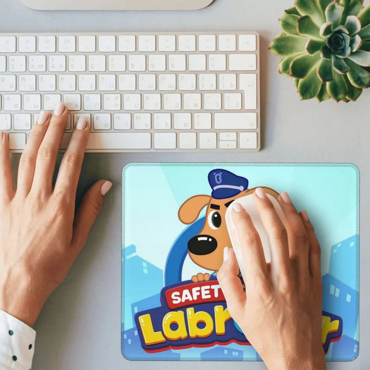 Alfombrilla de ratón Sheriff Labrador, alfombrilla para teclado de ordenador, alfombrilla para ratón, Gamer, PC, portátil, escritorio, accesorios de oficina, alfombrillas para mesa