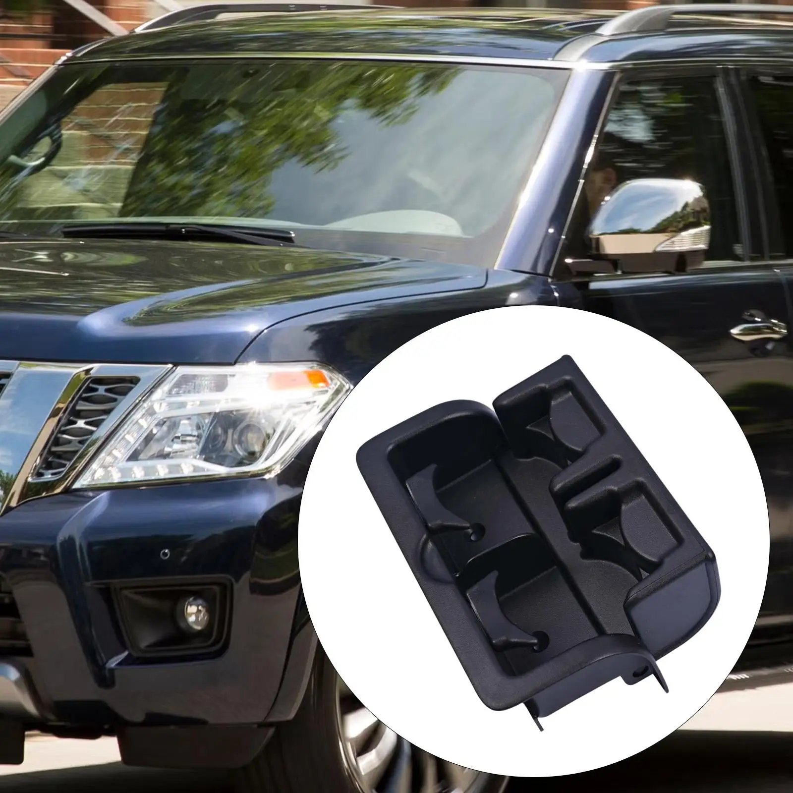 

Rear Seat Console Cup Holder Assembly 88741-1LK3D Car Interior Accessory Sturdy