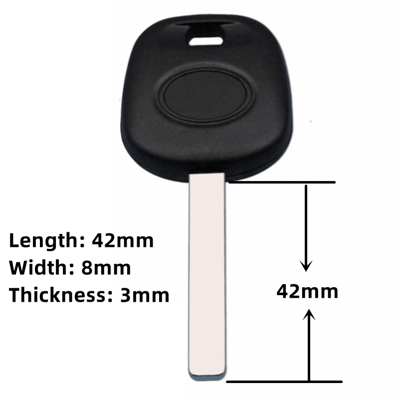 XIEAILI OEM 10 pezzi custodia chiave di ricambio guscio chiave transponder per Toyota Corolla