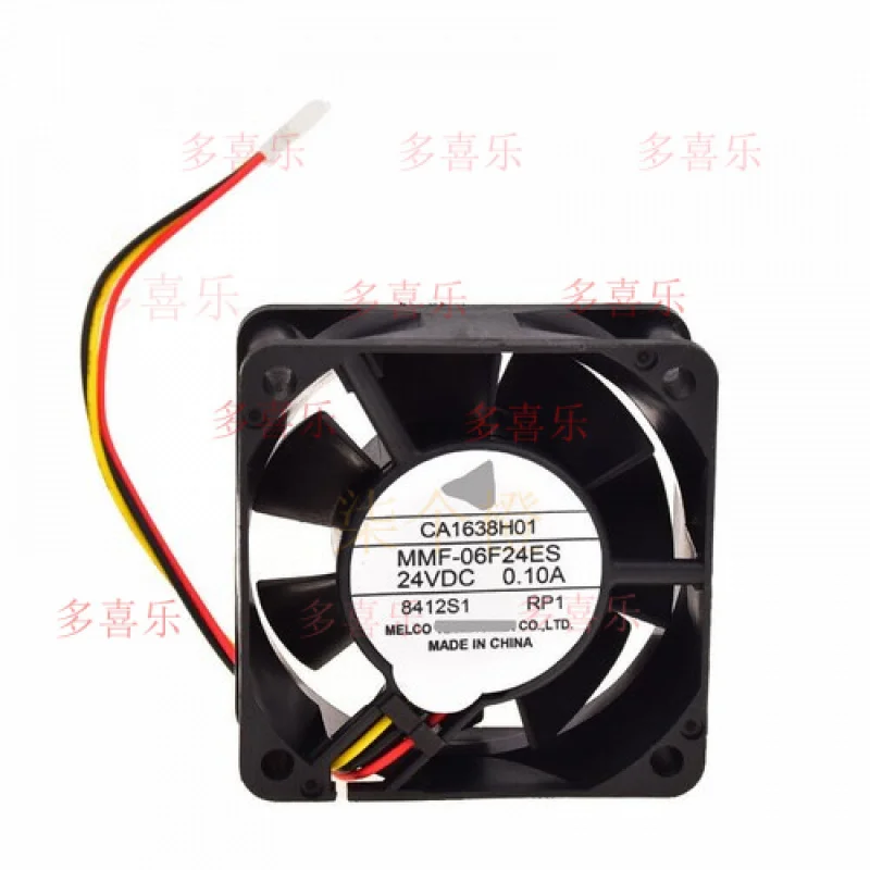 ZMZM     For Mitsubishi MMF-06F24ES-RP1 CA1638H01 60*60*25mm DC24V 0.1A cooling fan 3pin