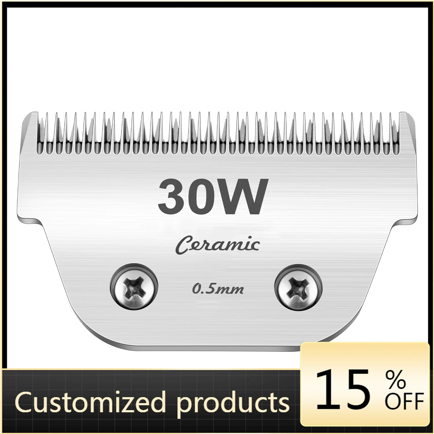

STLF JW Professional A5 Wide Ceramic Blades Dog Grooming Wide 30W 0.5mm A5 Blade Replacement Blades