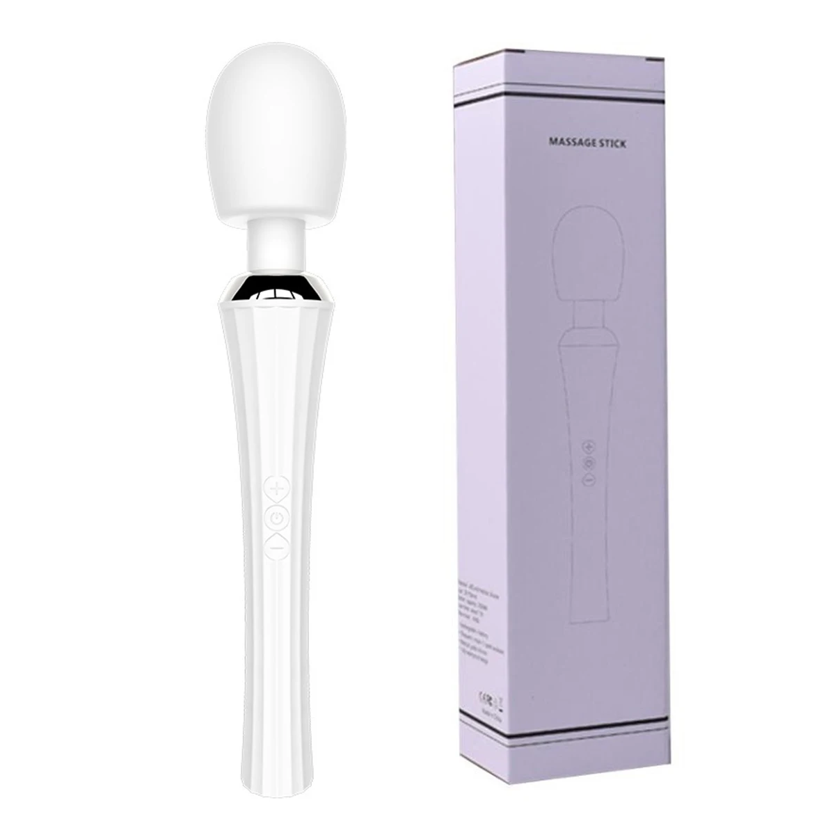 High-Power Quiet Waterproof Wand Massager Adult Sex Toys for Clitoral Stimulation Women Couples,Full-Body Pleasure Massage Stick