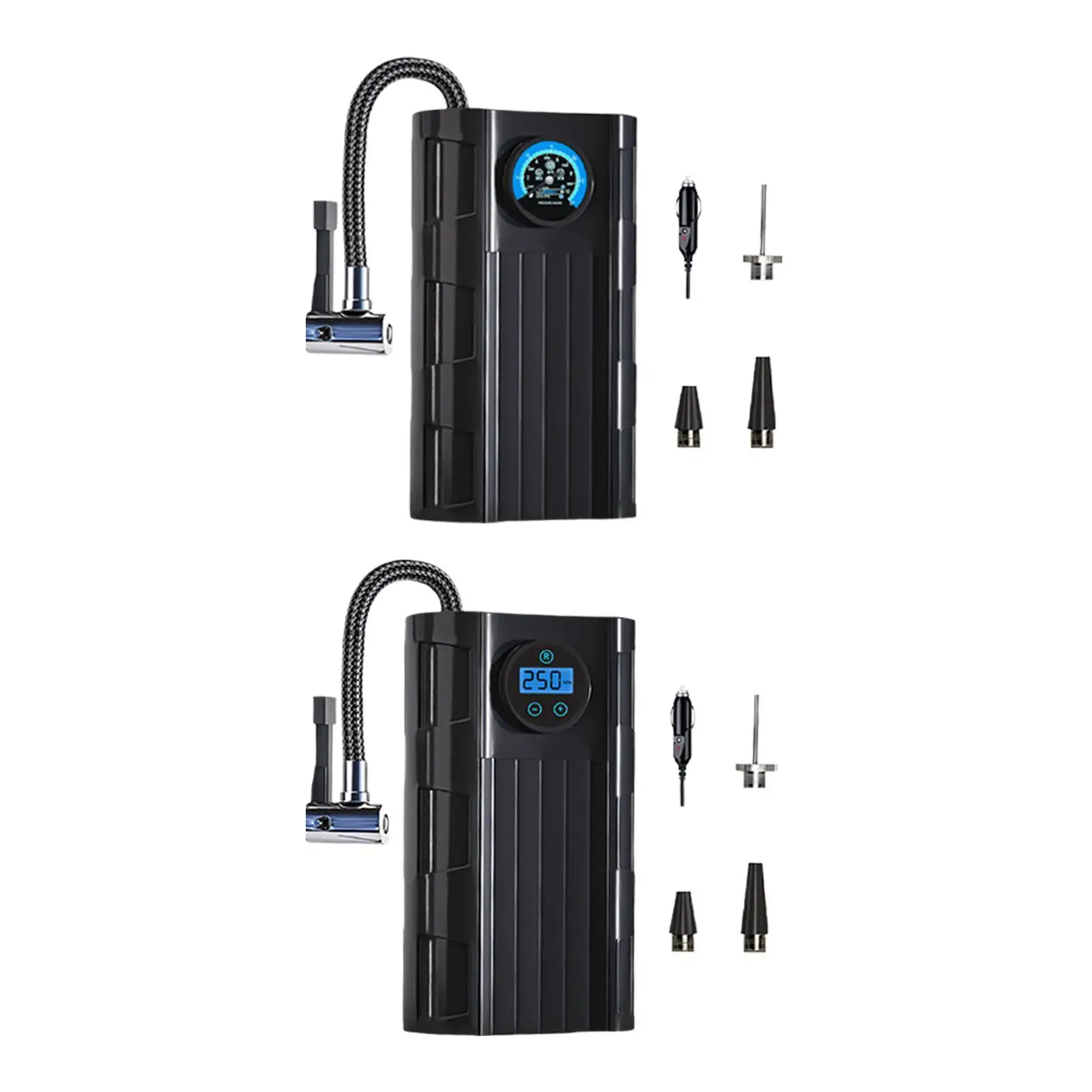 

Автомобильный насос для накачивания шин, электрический воздушный насос для шин, многофункциональные портативные воздушные компрессоры Plug and Play для скутера, мотоцикла