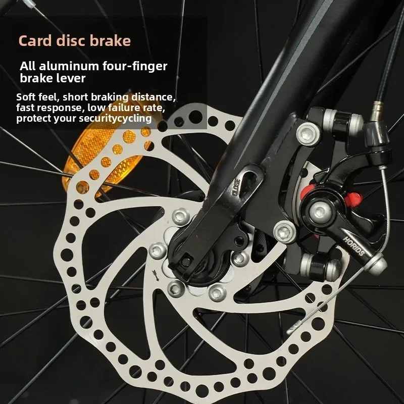 14 inch ultra lightweight portable variable speed folding bicycle gift bicycle, one second fast folding pedal bicycle