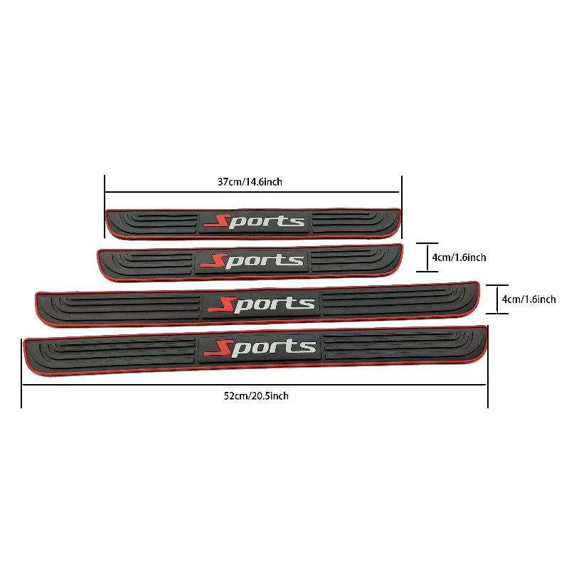 12pcs Upgrade your car with universal door guards - Get comprehensive protection now!