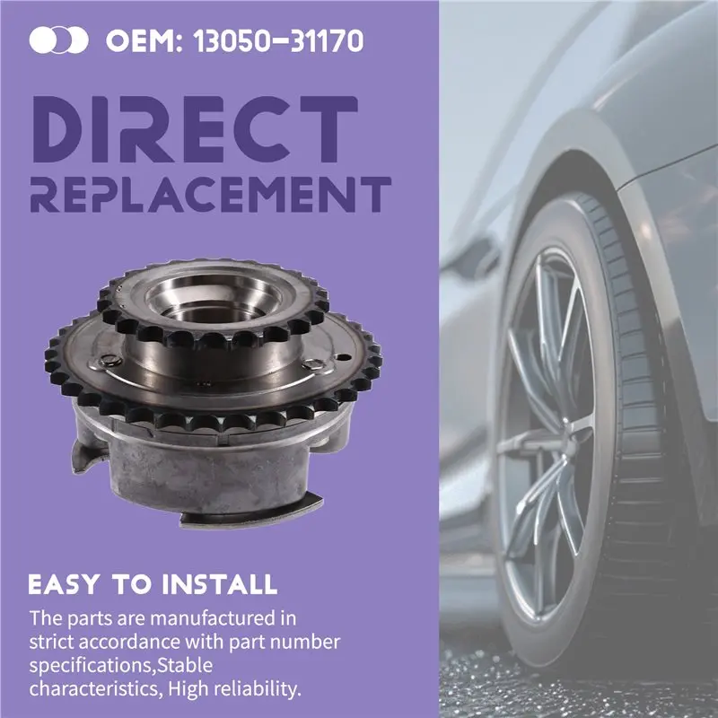 منظم مرحلة عمود الحدبات VVT Gear موثوق به لسيارة Toyota Estima Harrier هايلاندر لكزس Rx450h 2AZFE 3.5L 13050-31170 1305031170