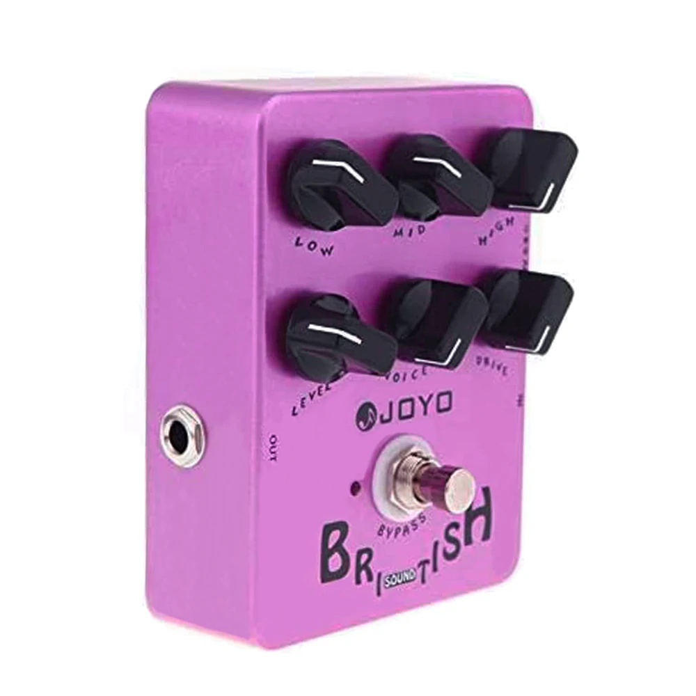 JOYO JF-16 Guitar British Sound Overdrive Effect Pedal Blues Breaker Overdrive to Plexi Roar JCM800 Pre-amp Simulation Pedal view 3