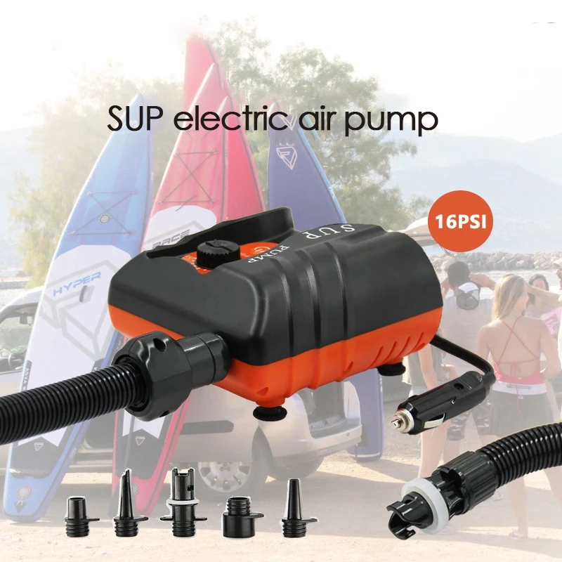 Paddle Board Air Pump SUP-Inflatable Pump 16PSI Air Inflator For Outdoor Boats, Tent, Surfboard, Swimming Circle