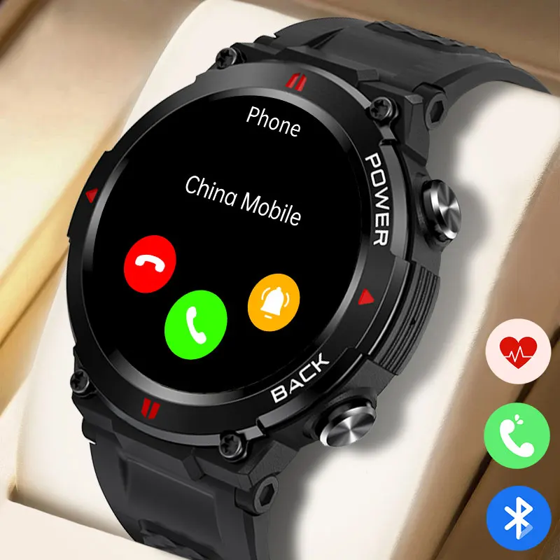 

2026 Military Grade 1.32-inch HD Smart Watch With True Blood Oxygen Health Monitoring IP68 100+Sports Mode Tracking Smartwatch