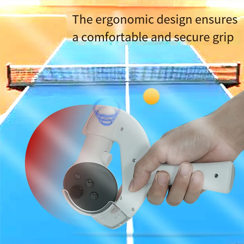 VR Table Tennis Paddle Grip Handle Grip For Oculus Quest 3 Virtual Reality Glasses Playing Ping Pong VR Accessories