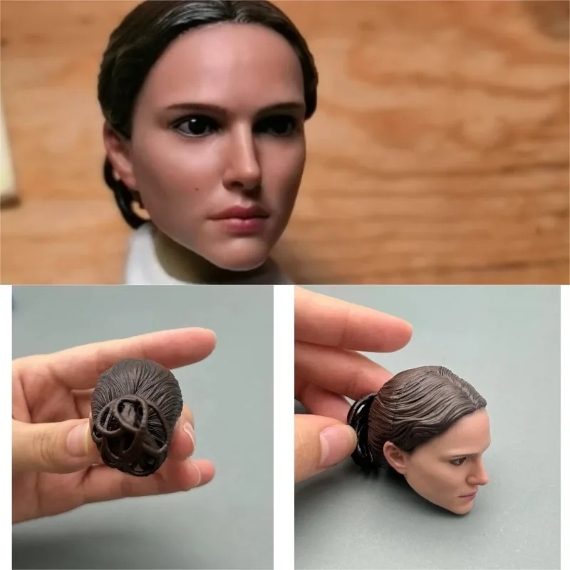 

1/6 Scale BH162 Female Soldier Head Sculpt beauty girl Head Carving Model Fit 12'' Action Figure Body Dolls