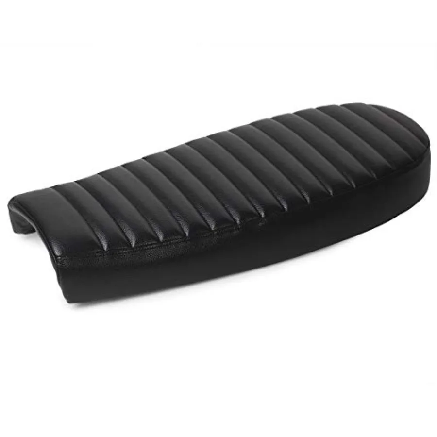 

0164 Motorcycle Brat Cafe Racer Vintage Saddle Seat Black Professional modification