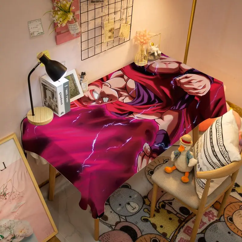 Podkładka na biurko Dragon Ball, podkładka na biurko dla ucznia, podkładka na stół do jadalni, obrus z motywem kreskówkowym, Piccolo, Trunks, Gogeta, Vegeta, Son Goku, prezent świąteczny