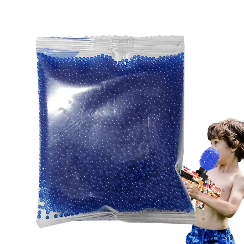 10000 particles Water Gel Beads 7-8mm Soft Water Bullets Paint Crystal Ball toy Fun Birthday Gift For Kids Boys Girls